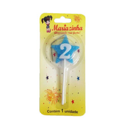 MARIAZINHA VELA ESTRELA N2 AZUL 1UN