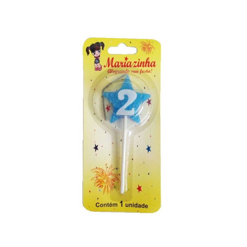 MARIAZINHA VELA ESTRELA N2 AZUL 1UN