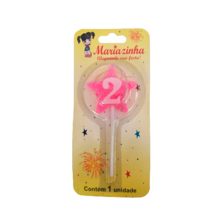 MARIAZINHA VELA ESTRELA N2 ROSA 1UN