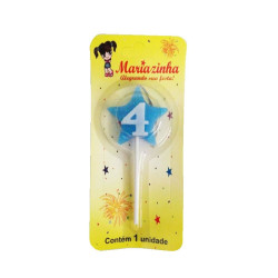 MARIAZINHA VELA ESTRELA N4 AZUL 1UN
