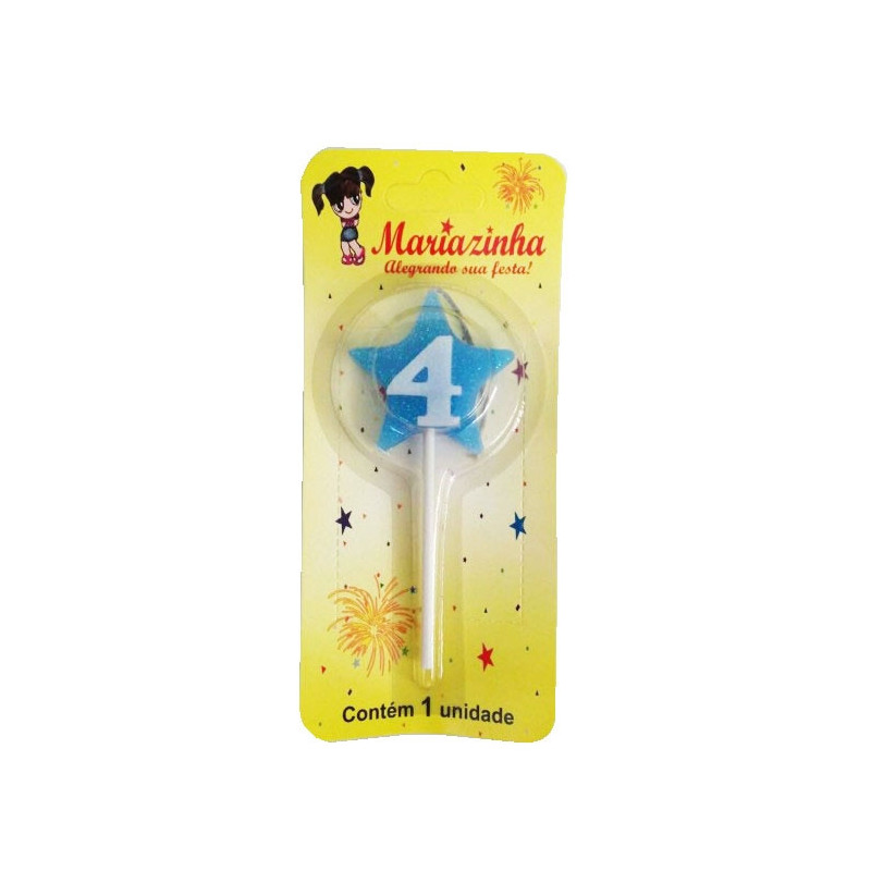 MARIAZINHA VELA ESTRELA N4 AZUL 1UN