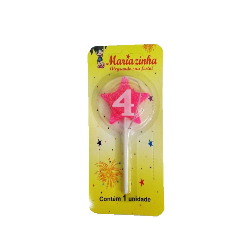 MARIAZINHA VELA ESTRELA N4 ROSA 1UN