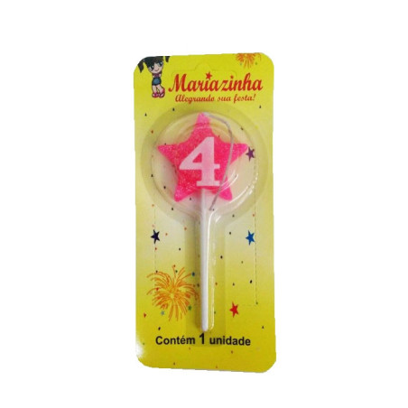 MARIAZINHA VELA ESTRELA N4 ROSA 1UN