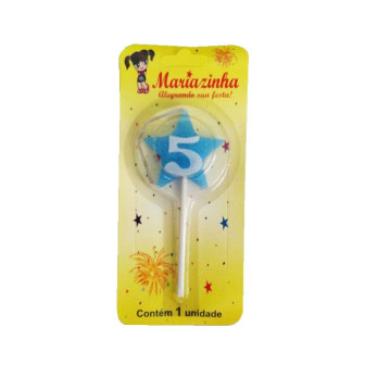 MARIAZINHA VELA ESTRELA N5 AZUL 1UN