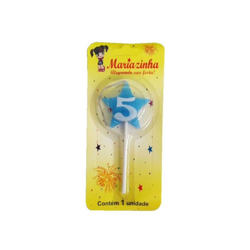 MARIAZINHA VELA ESTRELA N5 AZUL 1UN