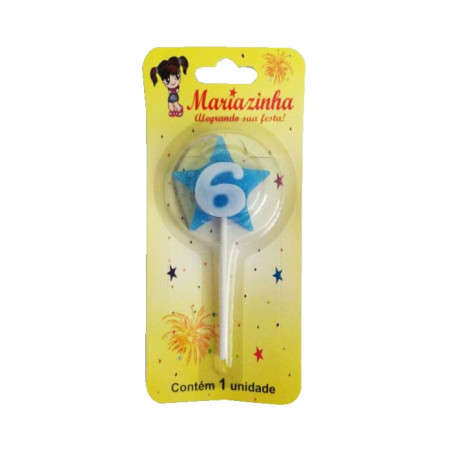 MARIAZINHA VELA ESTRELA N6 AZUL 1UN