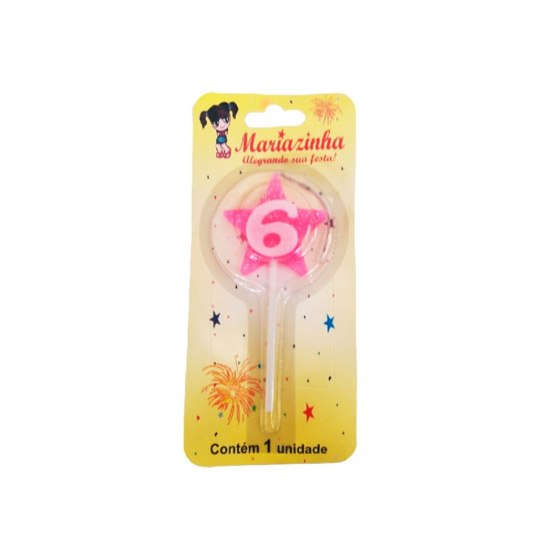 MARIAZINHA VELA ESTRELA N6 ROSA 1UN