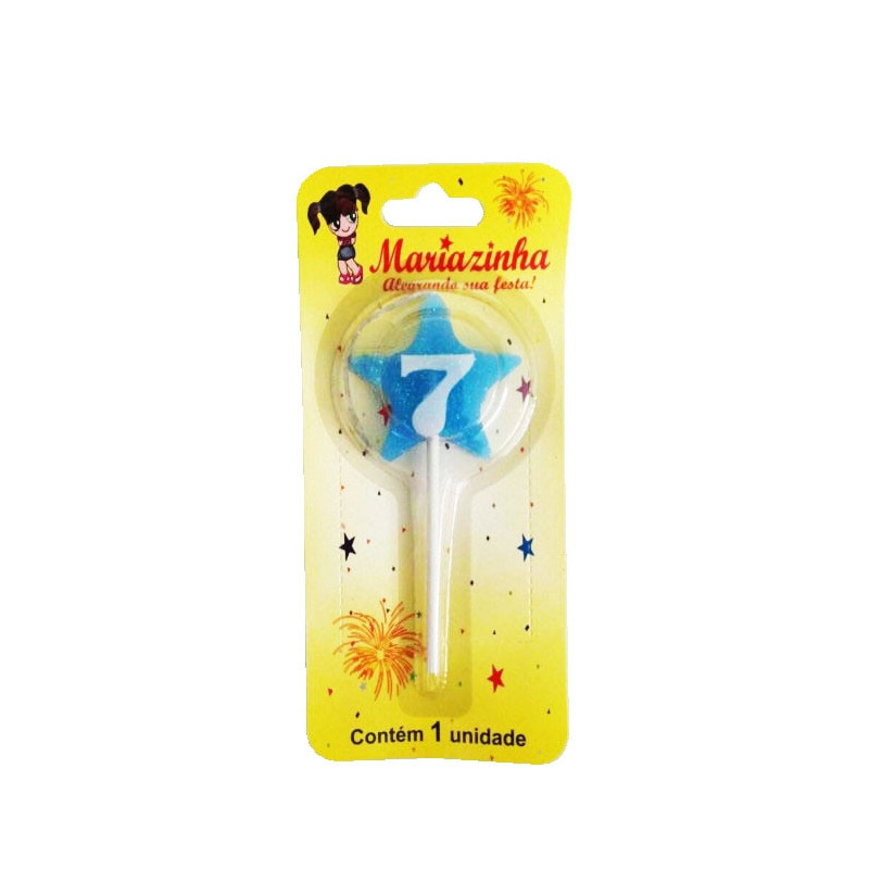 MARIAZINHA VELA ESTRELA N7 AZUL 1UN