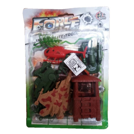 KIT DE SOLDADOS BA-01744 C/ACESSORIO 20COMERCIAL