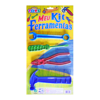 MINI TOYS KIT FERRAMENTA CARTELA RF912