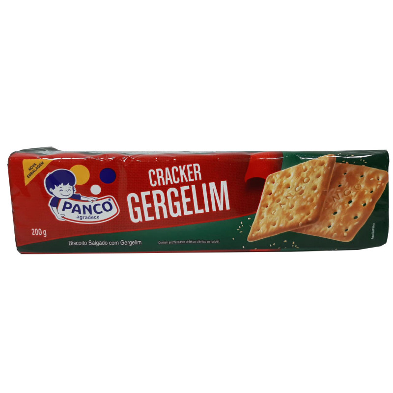 BISCOITO CRACKER PANCO GERGELIM