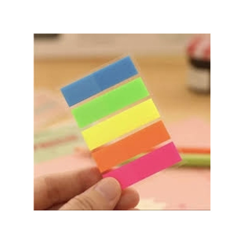 BLOCO DE PAPEL COLORIDO P/ ANOTACOES - 5 UNIDADES -REF: BF579