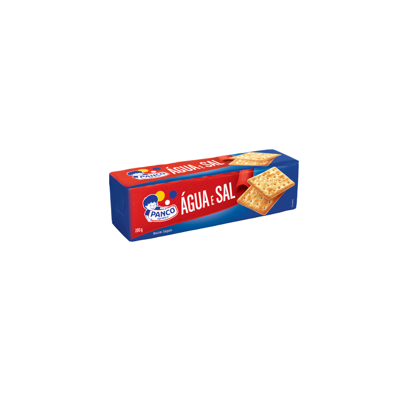 BISCOITO ÁGUA E SAL PANCO PACOTE 200G