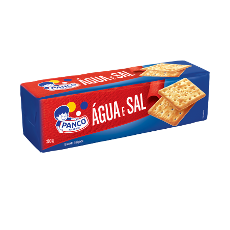 BISCOITO ÁGUA E SAL PANCO PACOTE 200G