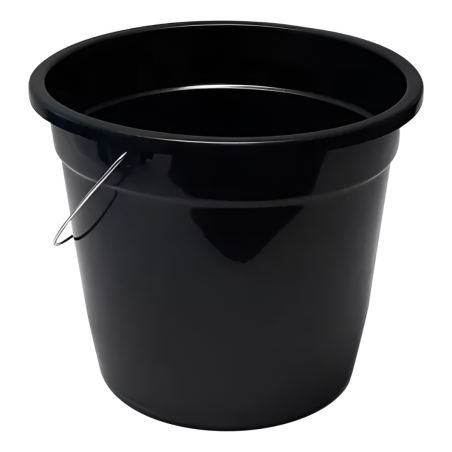 BALDE 5L PRETO PLASMOTTA REF. 40