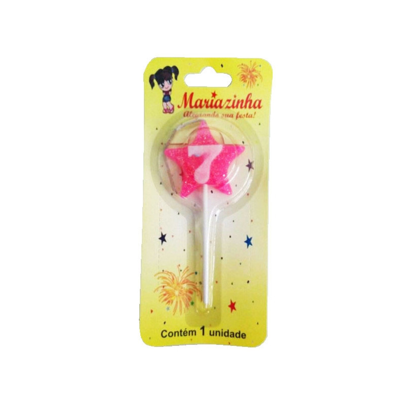 MARIAZINHA VELA ESTRELA N7 ROSA 1UN