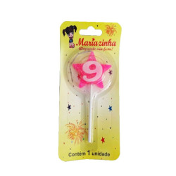 MARIAZINHA VELA ESTRELA N9 ROSA 1UN
