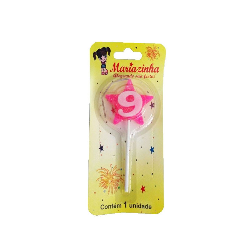 MARIAZINHA VELA ESTRELA N9 ROSA 1UN