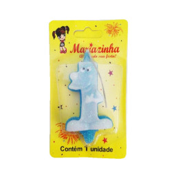 MARIAZINHA VELA SORRISO N1 AZUL 1UN