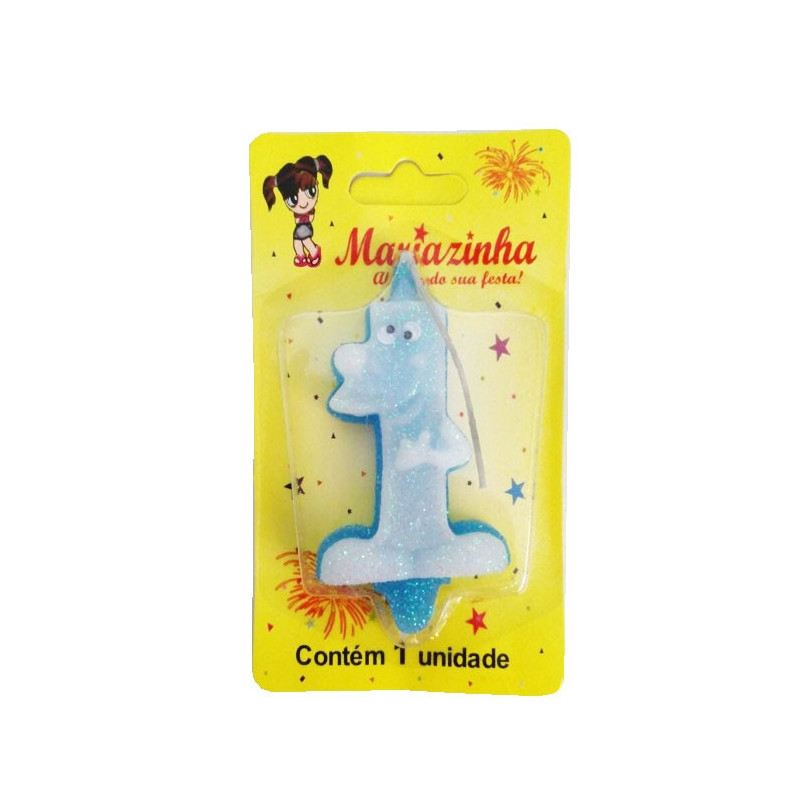 MARIAZINHA VELA SORRISO N1 AZUL 1UN