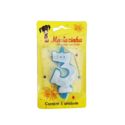 MARIAZINHA VELA SORRISO N3 AZUL 1UN