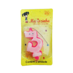MARIAZINHA VELA SORRISO N3 ROSA 1UN