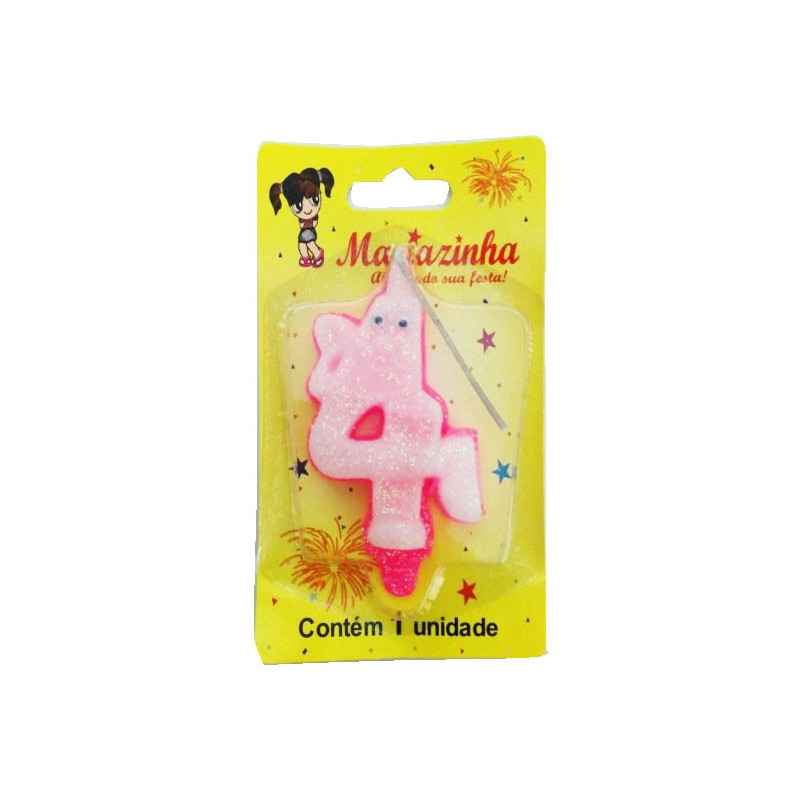 MARIAZINHA VELA SORRISO N4 ROSA 1UN