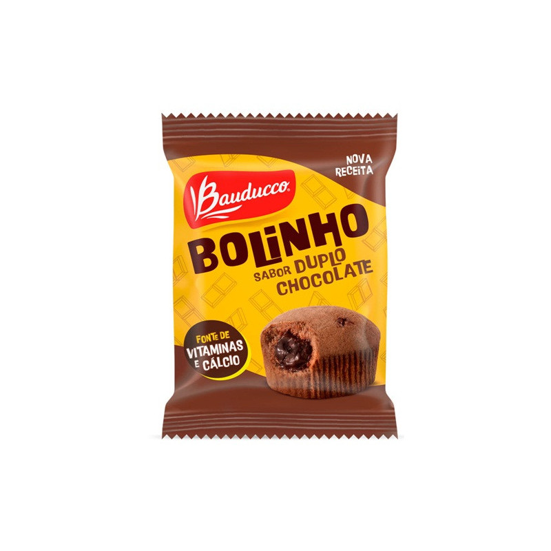 BOLINHO DUPLO CHOCOLATE BAUDUCCO PACOTE 40G