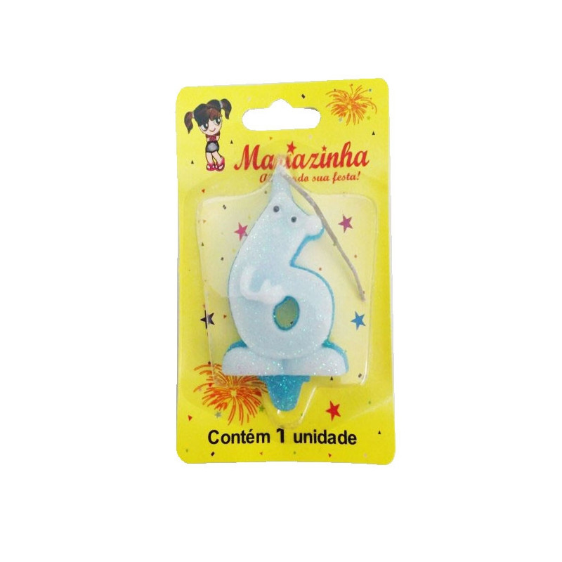 MARIAZINHA VELA SORRISO N6 AZUL 1UN