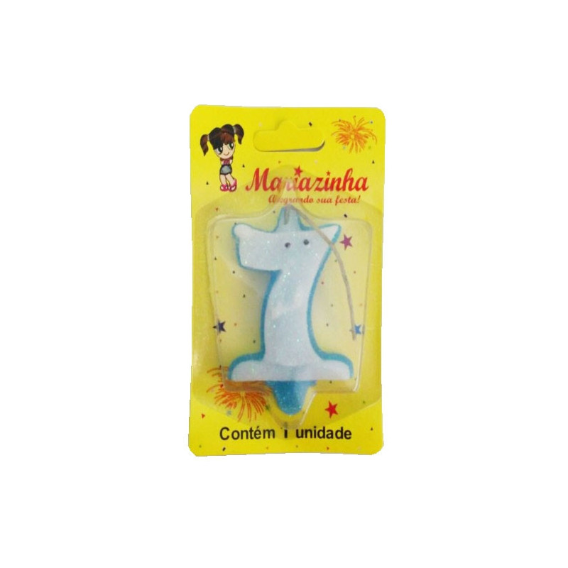 MARIAZINHA VELA SORRISO N7 AZUL 1UN