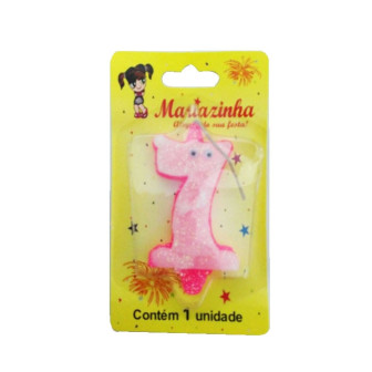 MARIAZINHA VELA SORRISO N7 ROSA 1UN