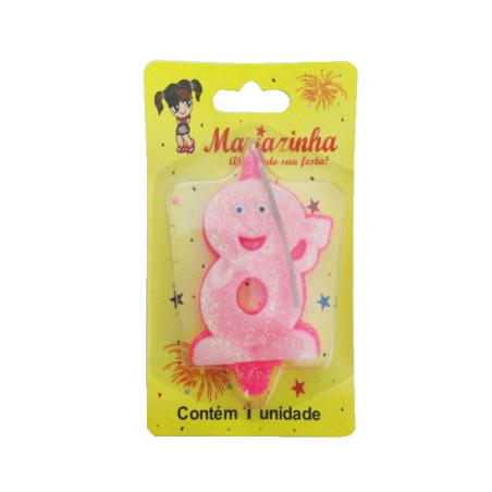 MARIAZINHA VELA SORRISO N8 ROSA 1UN