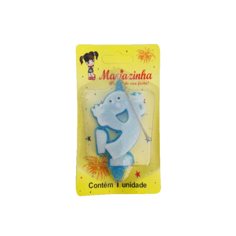MARIAZINHA VELA SORRISO N9 AZUL 1UN