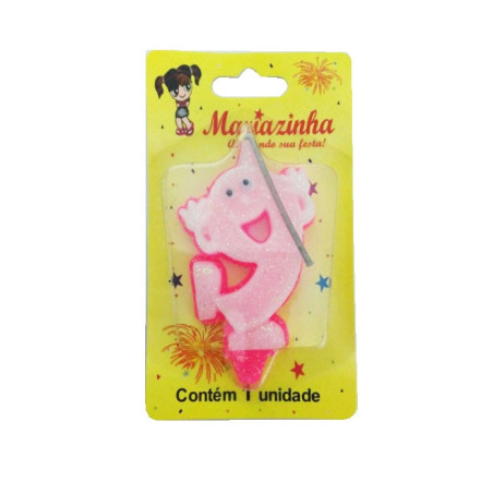 MARIAZINHA VELA SORRISO N9 ROSA 1UN