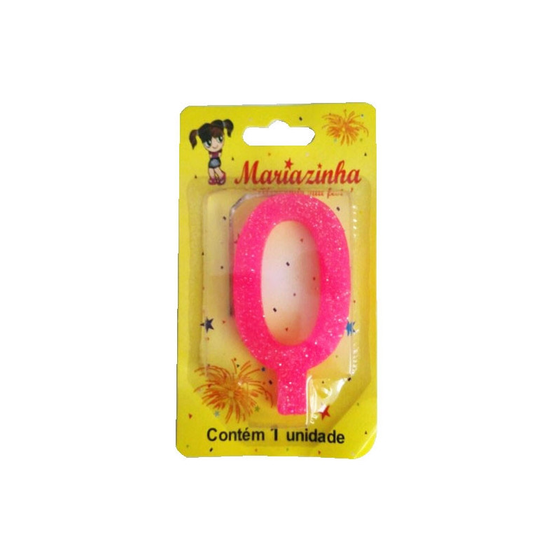 MARIAZINHA VELA SUPER BRILHO N0 ROSA 1UN