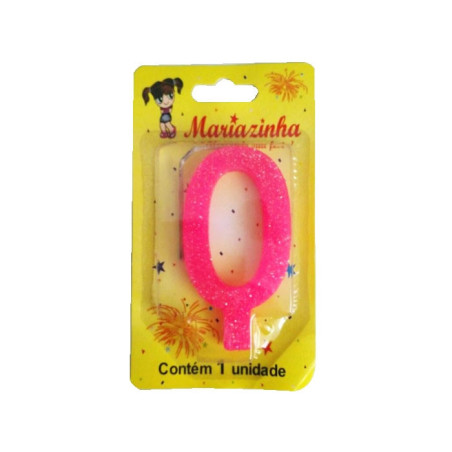 MARIAZINHA VELA SUPER BRILHO N0 ROSA 1UN