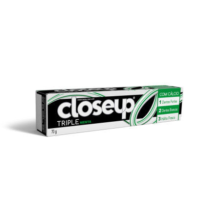 CREME DENTAL MENTA CLOSEUP TRIPLA PROTEÇÃO CAIXA 70G
