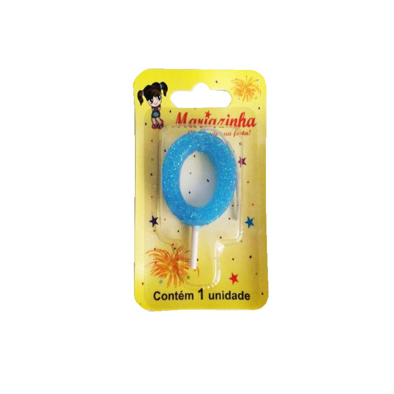MARIAZINHA VELA BRILHINHO N0 AZUL PCT 1UN