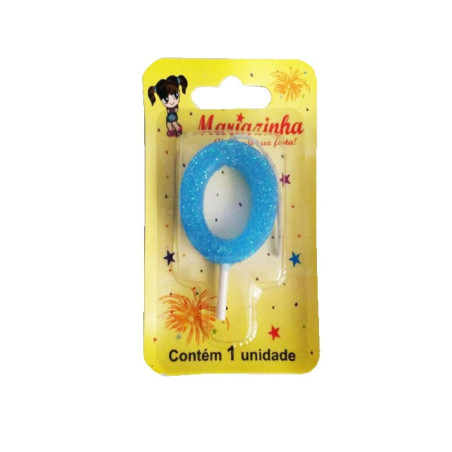 MARIAZINHA VELA BRILHINHO N0 AZUL PCT 1UN