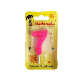 MARIAZINHA VELA BRILHINHO N7 ROSA 1UN