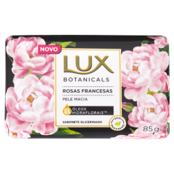 SABONETE BARRA ROSAS FRANCESAS LUX BOTANICALS ENVOLTÓRIO  85G