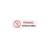 PLACA PROIB ENTR DE ANIMAIS 10X30 REFP34 JA