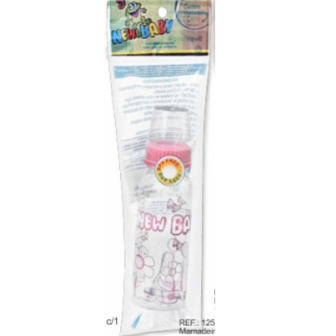 MAMADEIRA BASIC BICO PVC C/1 UNID 125C/98721 NEW BABY