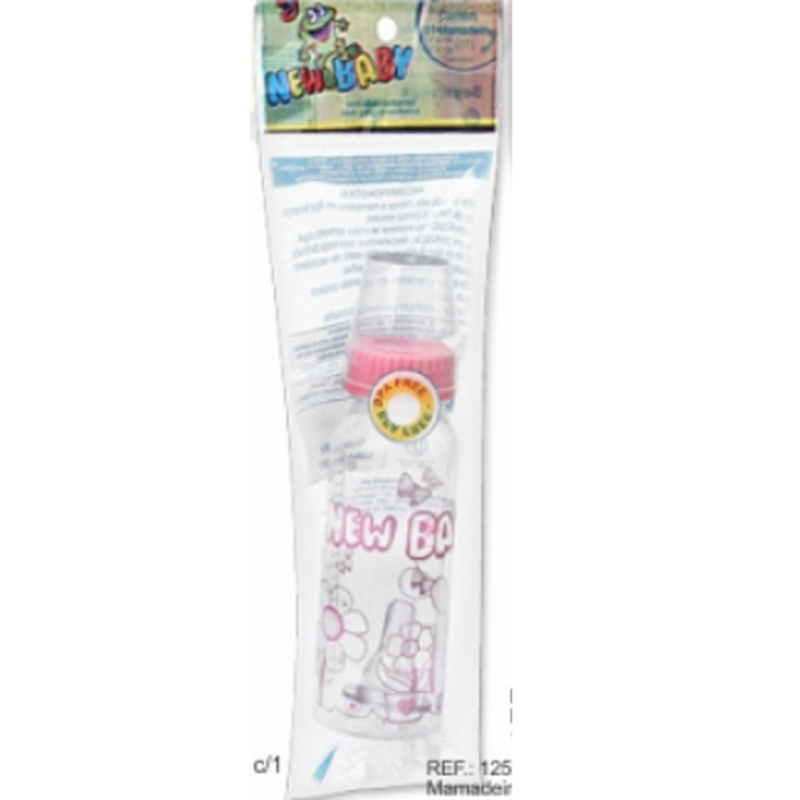 MAMADEIRA BASIC BICO PVC C/1 UNID 125C/98721 NEW BABY