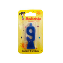MARIAZINHA VELA COMUM N9 AZUL 1UN