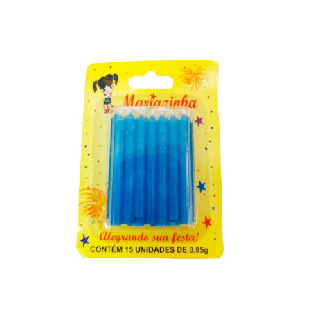 MARIAZINHA VELA PALITO AZUL C/15