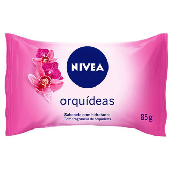 SABONETE BARRA HIDRATANTE ORQUÍDEAS NIVEA FLOW PACK 85G