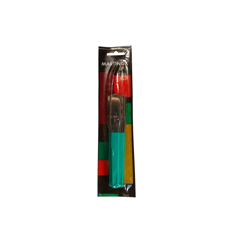 MARTINOX ESPATULAS C/3 V-TURQ 60300-31/99472