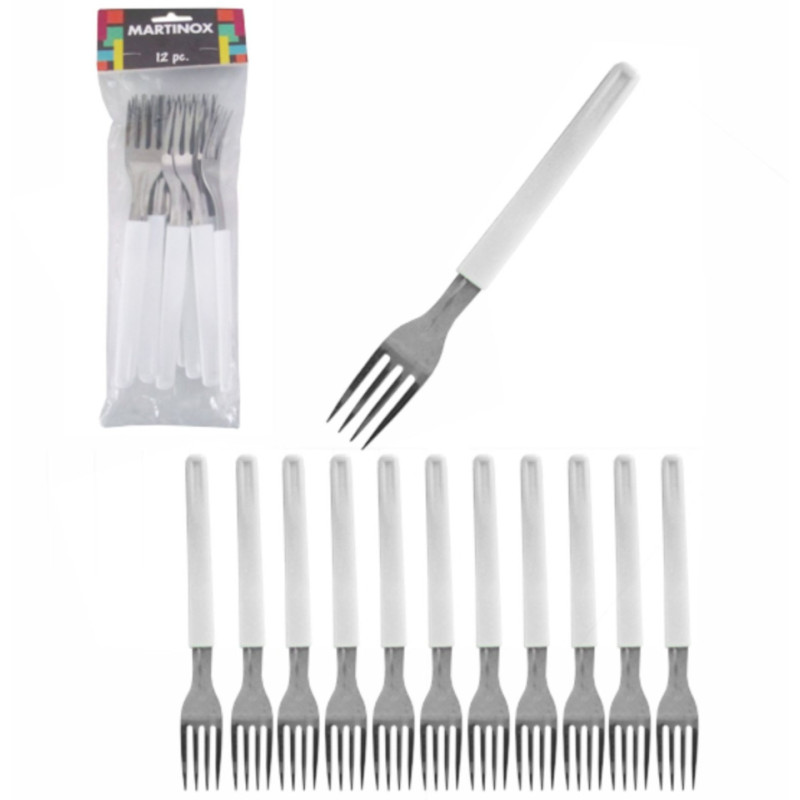 MARTINOX GARFO MESA C/12 BRANCA 61210-6/99043