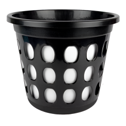 CESTO TELADO 5 LITROS PRETO PLASMOTTA REF. 52